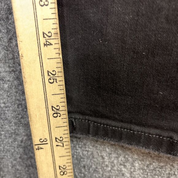 Judy Blue Jeans Womens Size 14W Black Boyfriend Fit Distressed Grunge Gothic - Picture 7 of 10